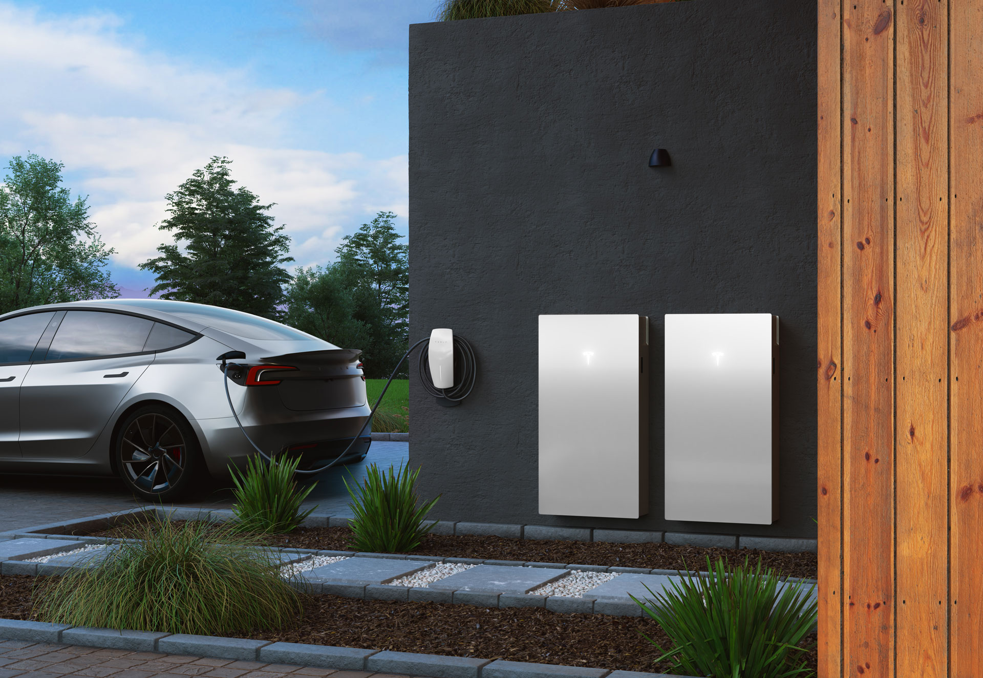 Solar batteries installed on a Brisbane home